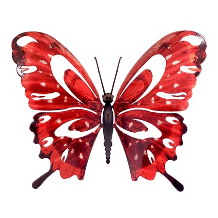 NEXT INNOVATIONS Large Butterfly Metal Wall Art Scarlett 101410007-SCARLETT